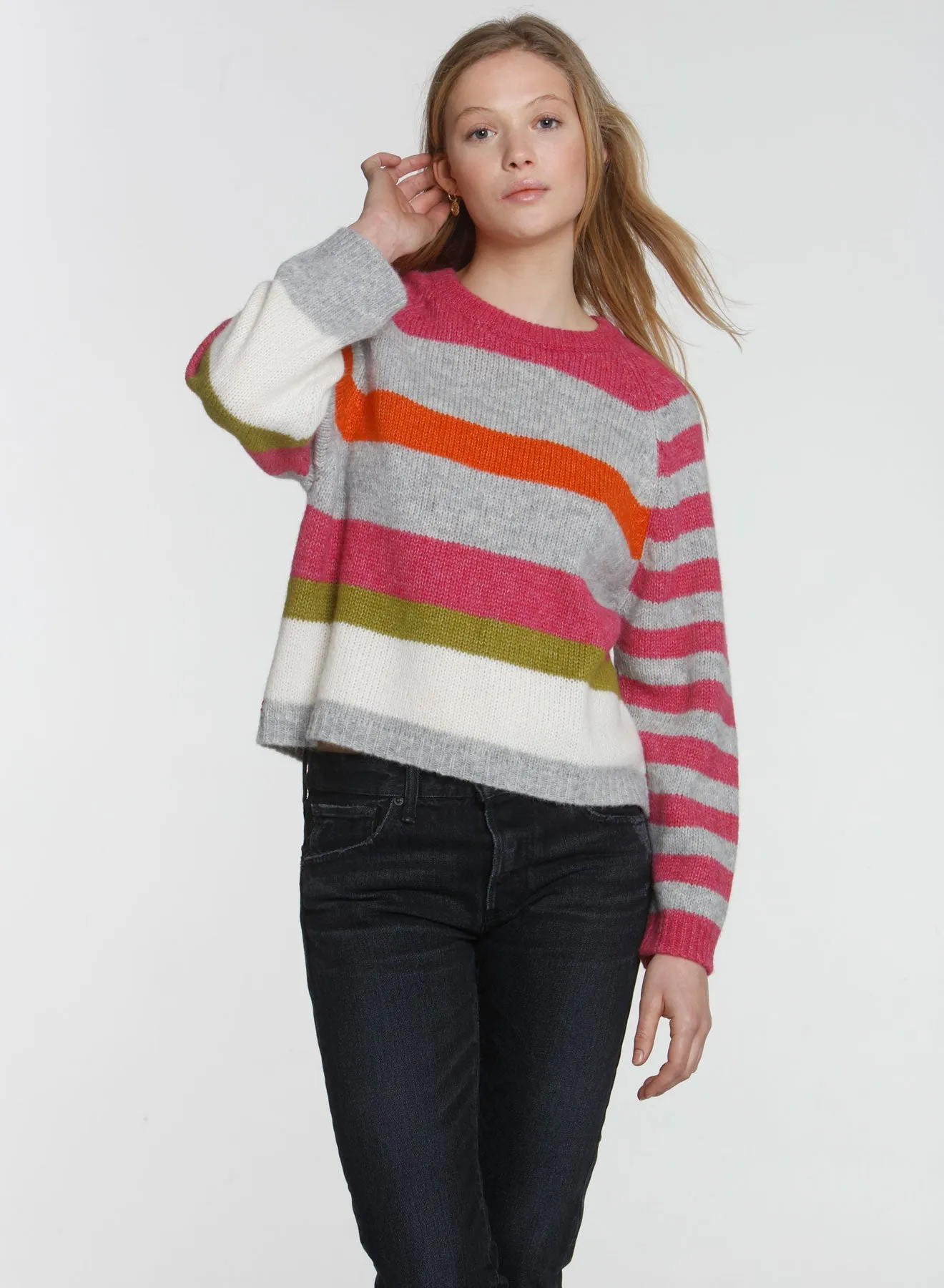 Alexa Mix Stripe - Rose