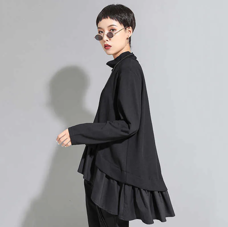 Asahi Ruffle Sweatshirt by Marigold Shadows