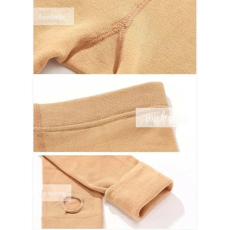 Autumn Winter Thermal Leggings Women High Waist Slim Pants