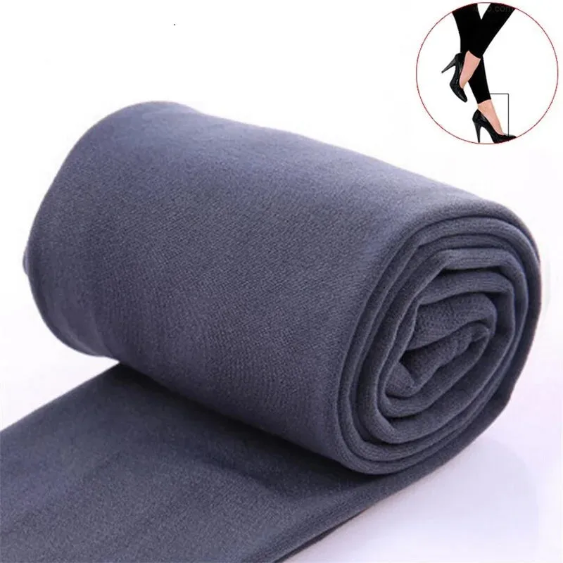 Autumn Winter Thermal Leggings Women High Waist Slim Pants