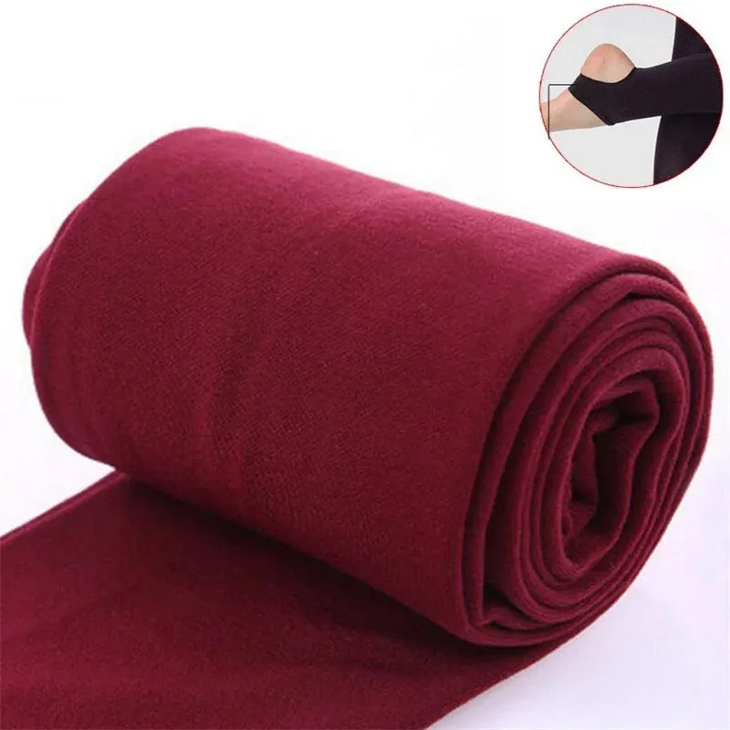 Autumn Winter Thermal Leggings Women High Waist Slim Pants