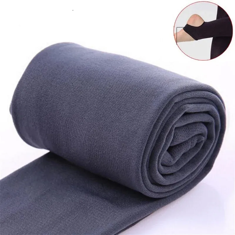 Autumn Winter Thermal Leggings Women High Waist Slim Pants