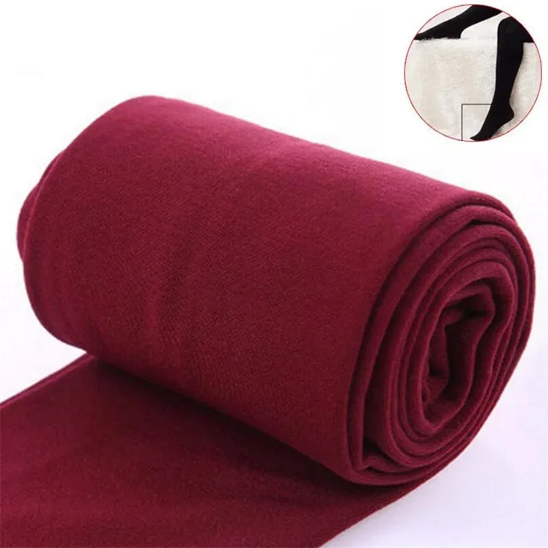 Autumn Winter Thermal Leggings Women High Waist Slim Pants