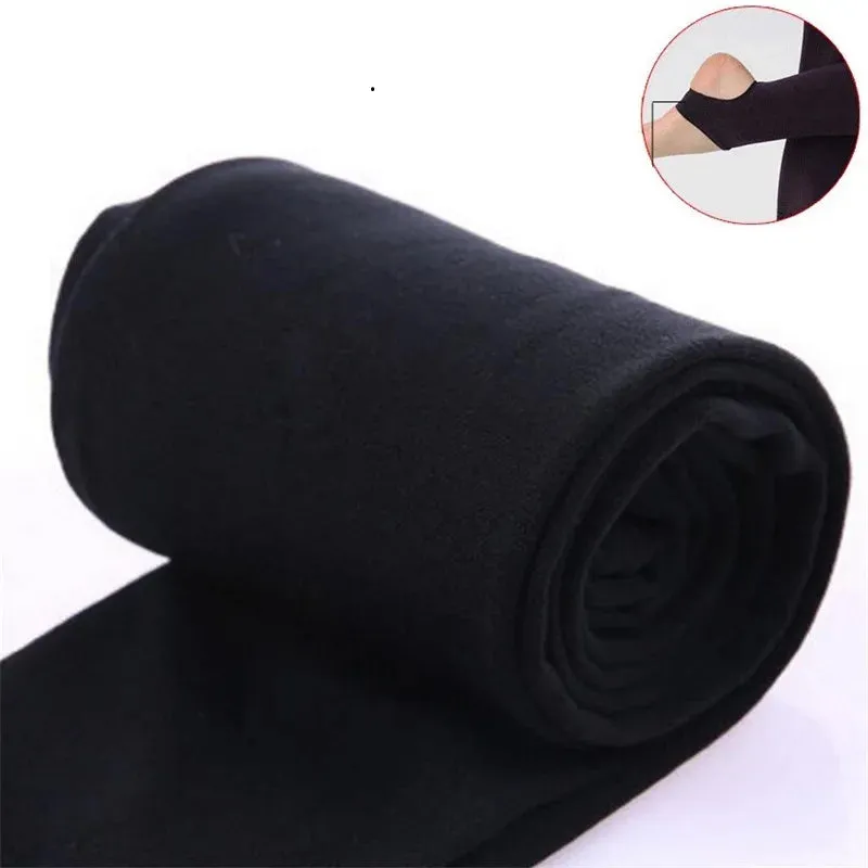 Autumn Winter Thermal Leggings Women High Waist Slim Pants
