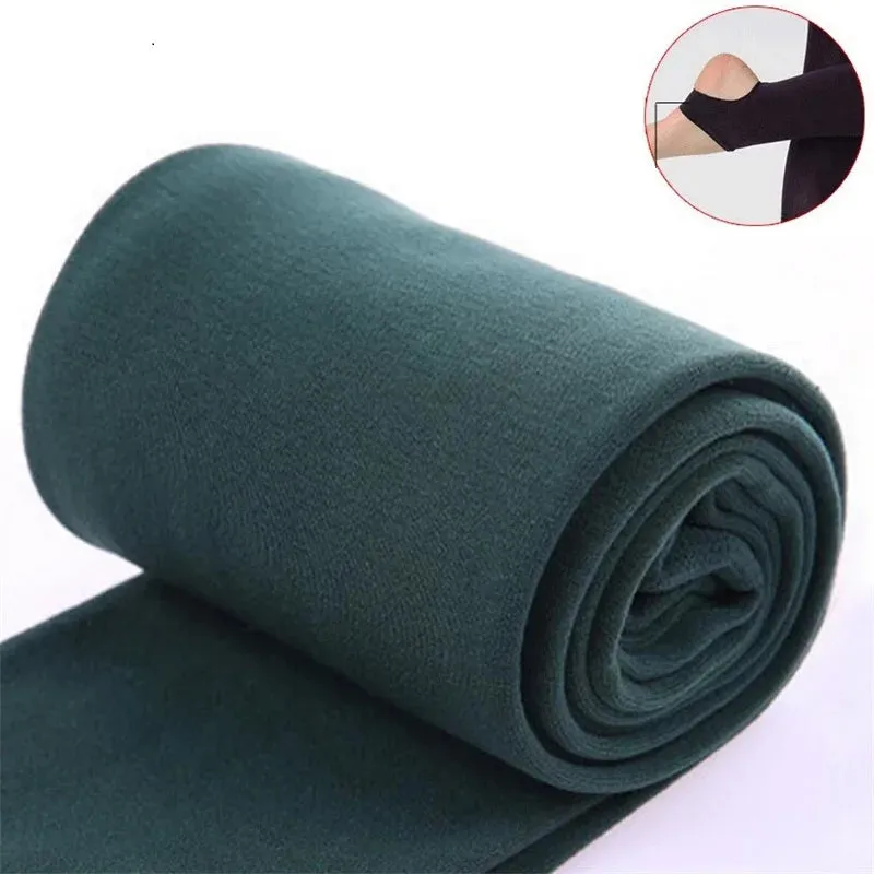 Autumn Winter Thermal Leggings Women High Waist Slim Pants