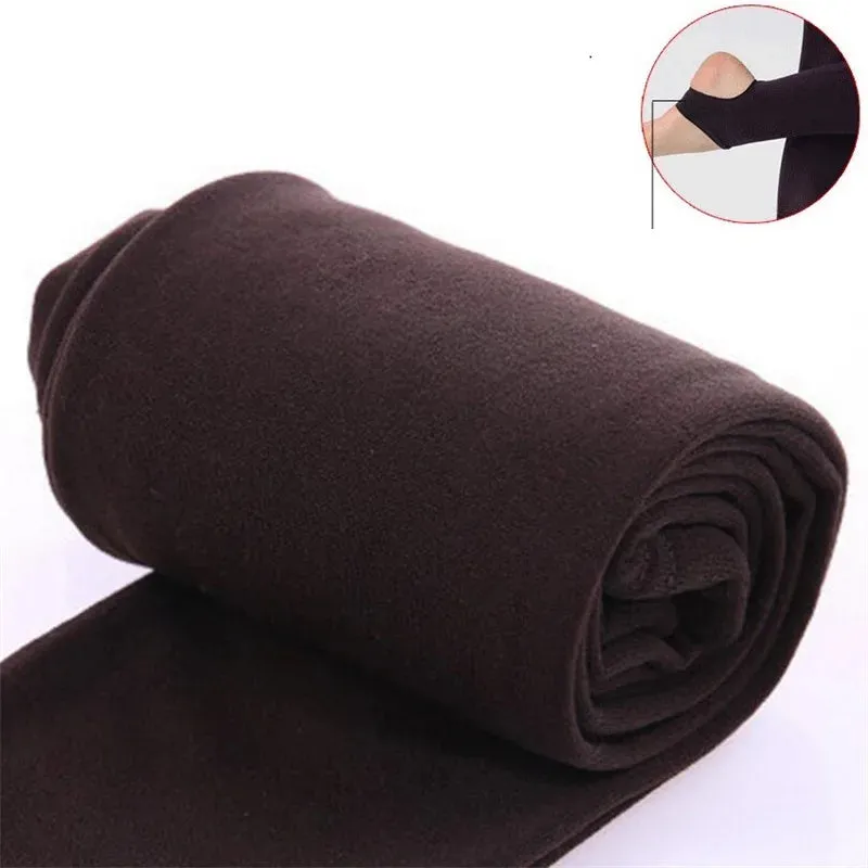 Autumn Winter Thermal Leggings Women High Waist Slim Pants
