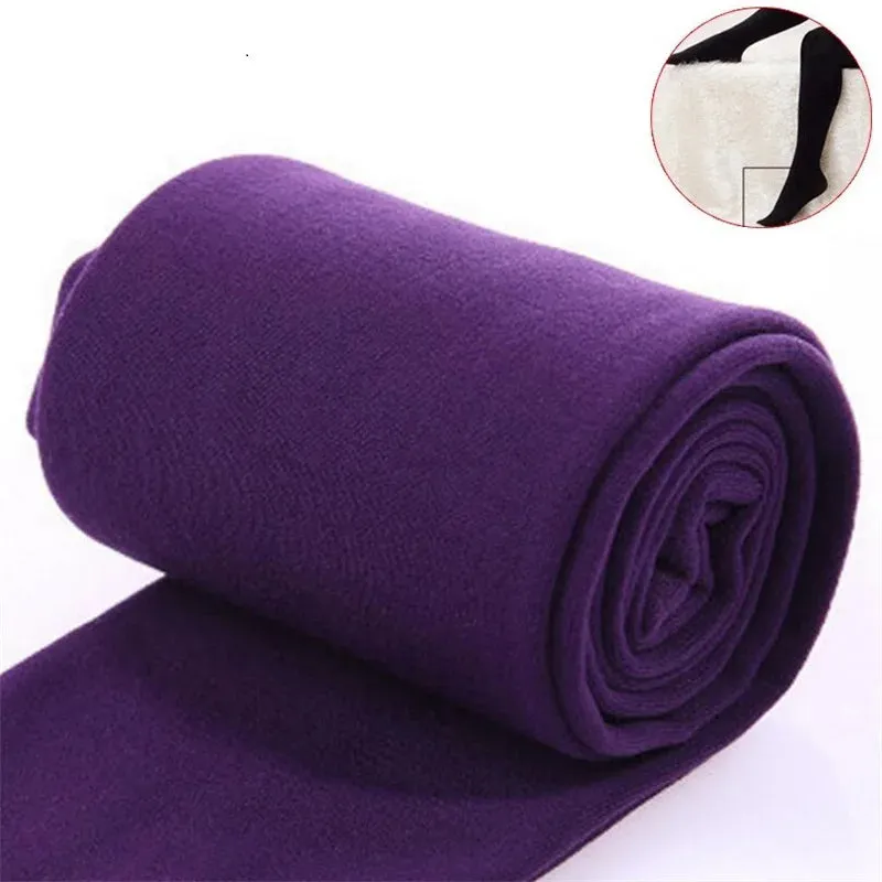 Autumn Winter Thermal Leggings Women High Waist Slim Pants