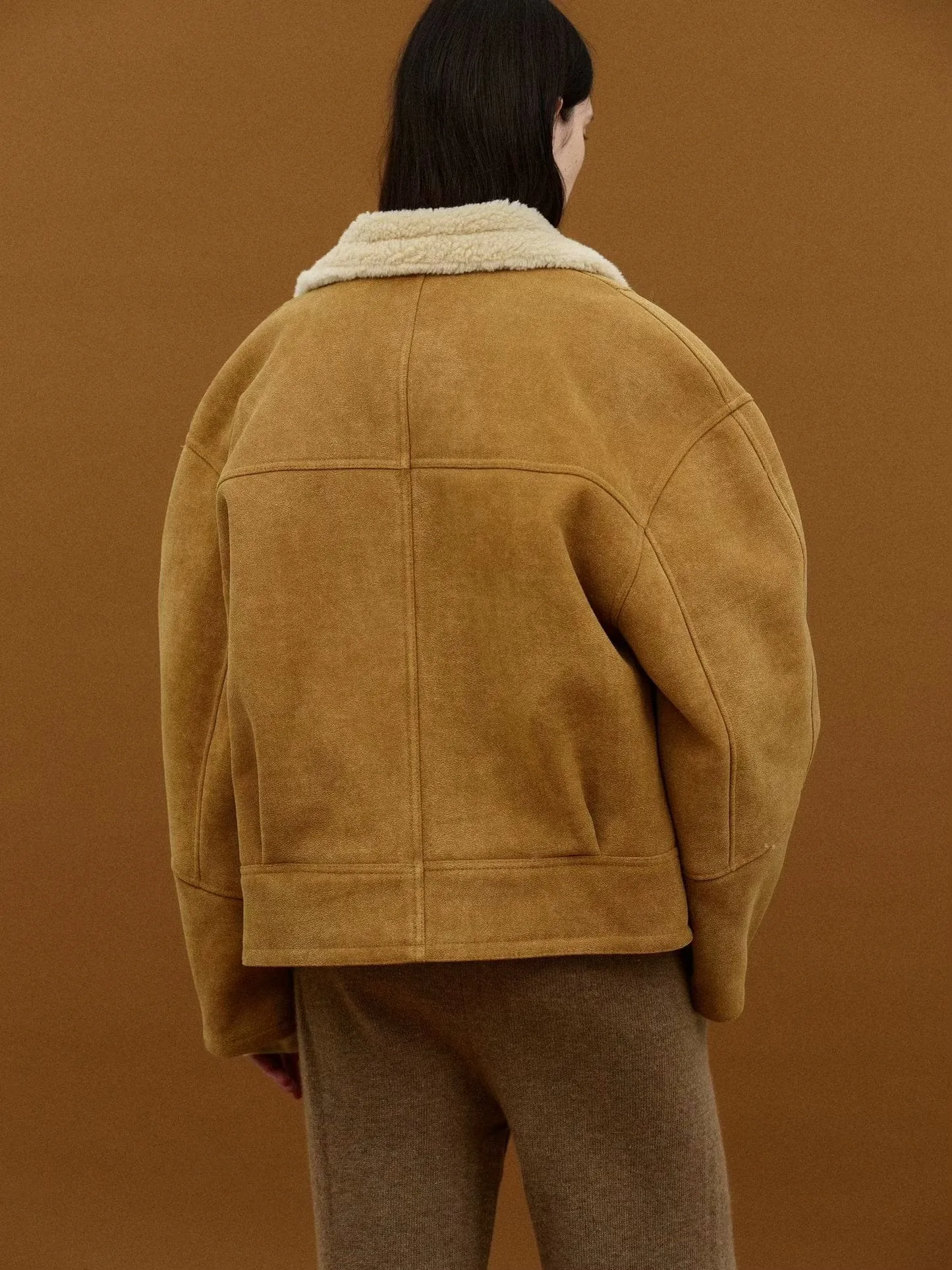 Camelia Oversized Shearling Coat