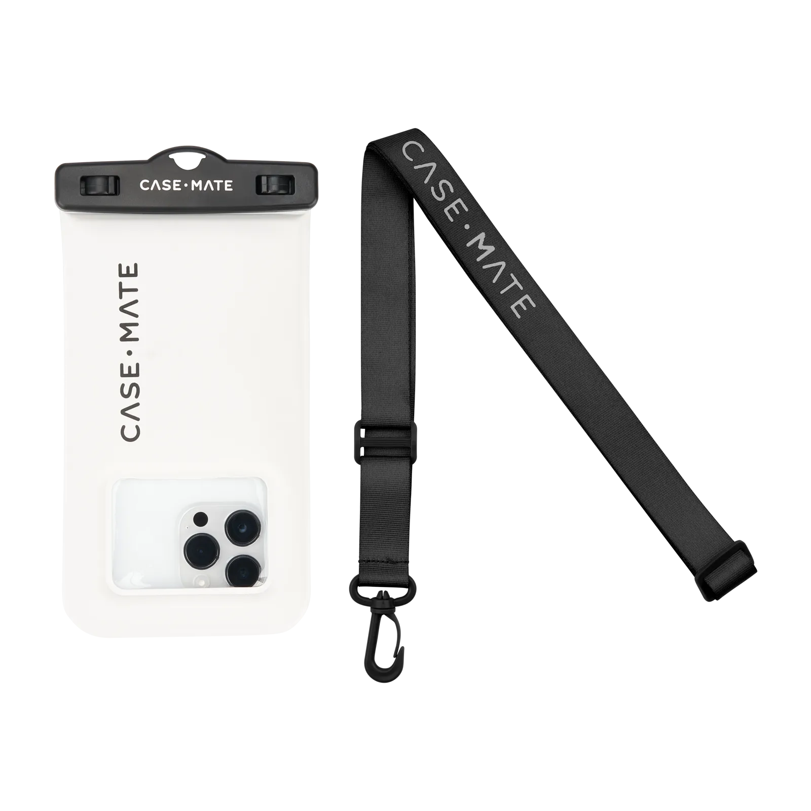 CASE-MATE Universal Waterproof Floating Phone Pouch - Gray/Black