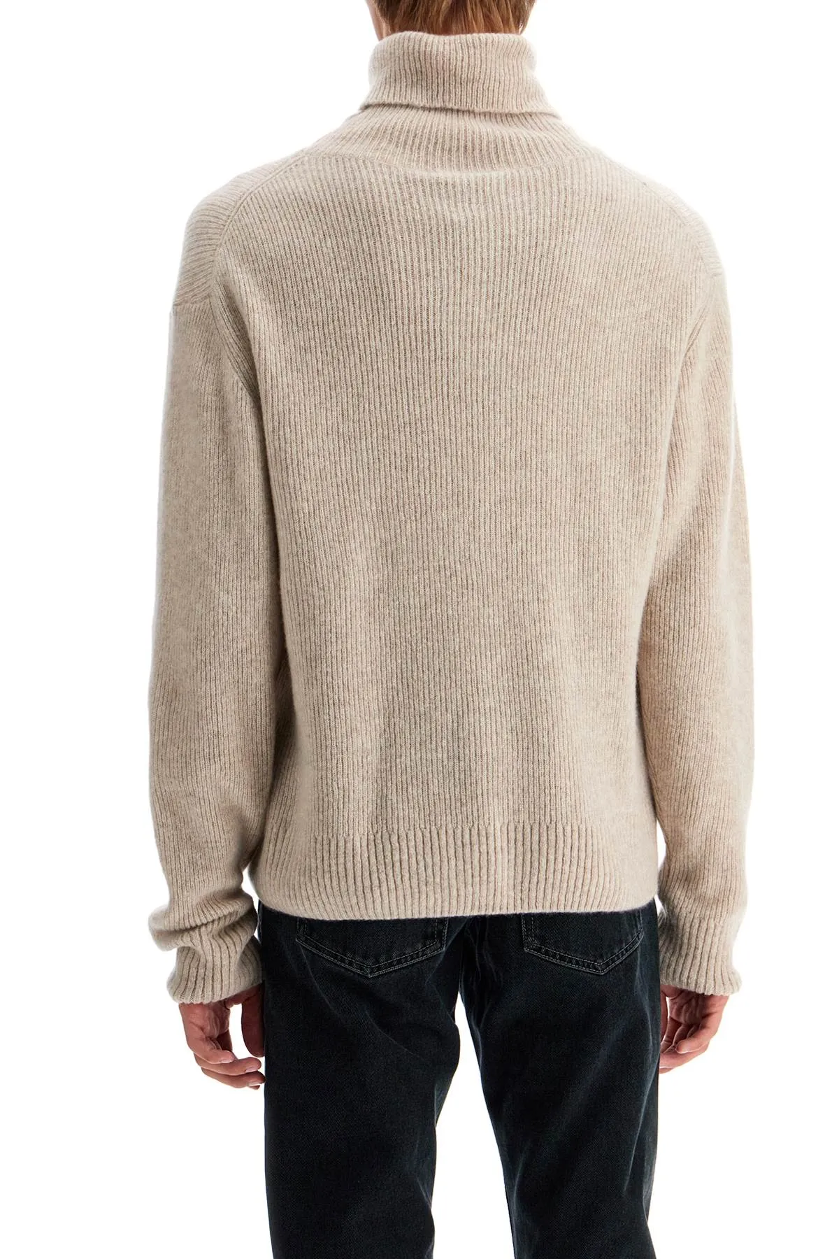 cashmere and silk turtleneck sweater