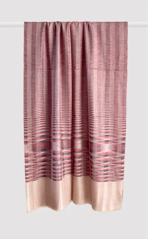 Cashmere Crimson Ikat Stole
