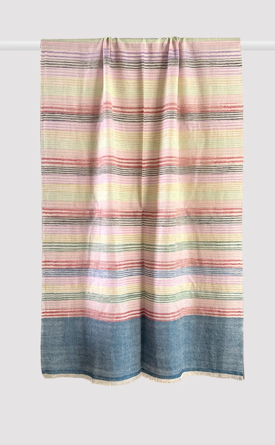 Cashmere Ikat Stripes Stole