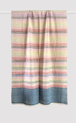 Cashmere Ikat Stripes Stole
