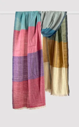 Cashmere Multi Stripes Stole