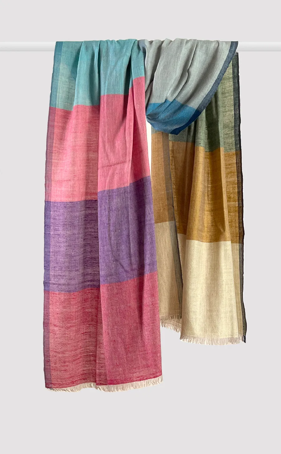 Cashmere Multi Stripes Stole