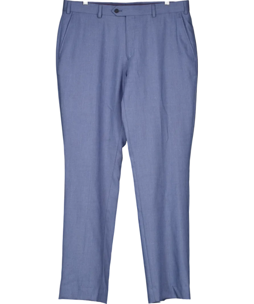 Charles Tyrwhitt Blue Wool Suit Trousers W36