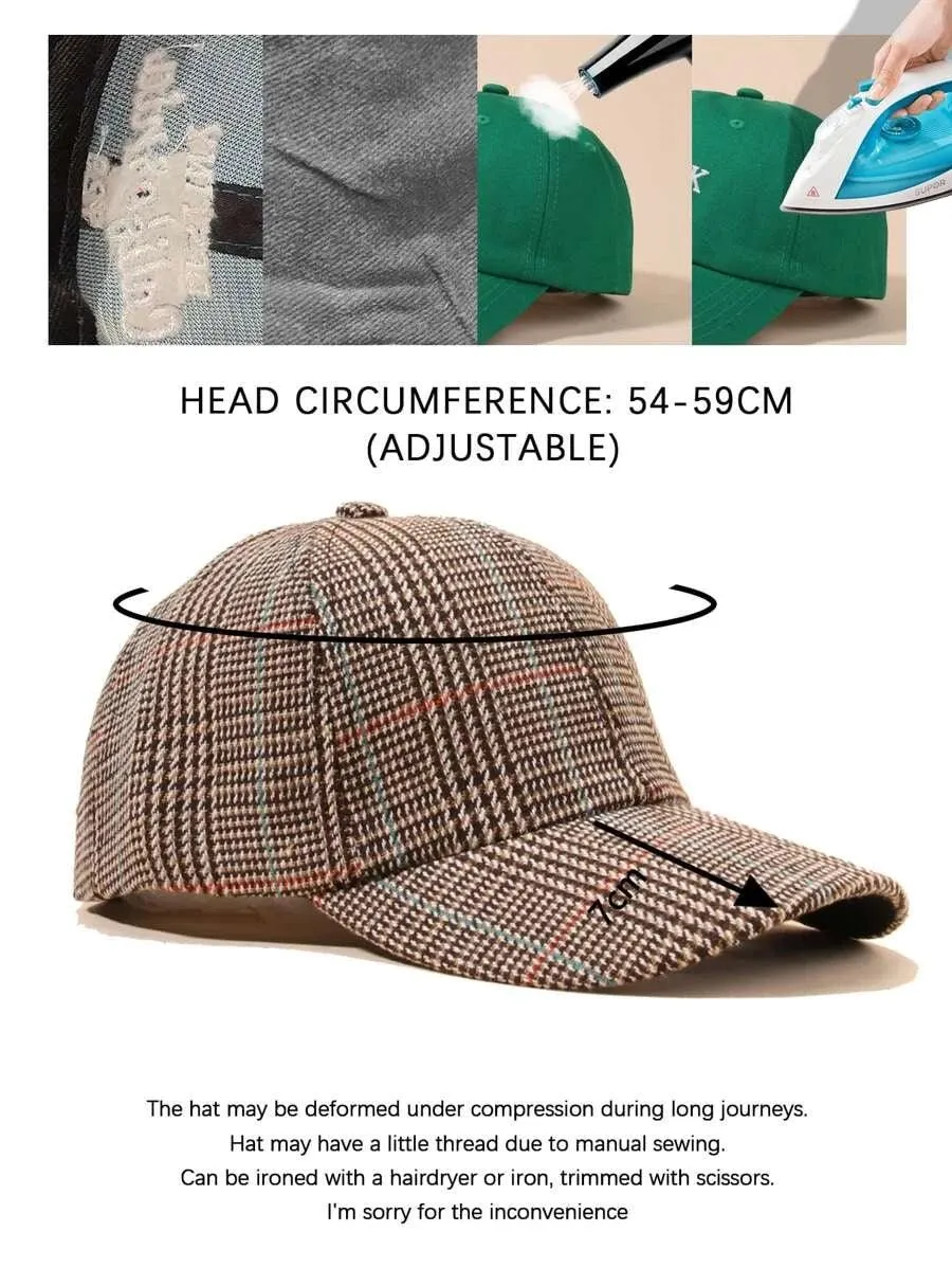 Checkerboard Vintage Wool Cap | LIMITED QUANTITY