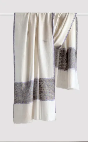 Cloud Pashmina Embroidered Stole