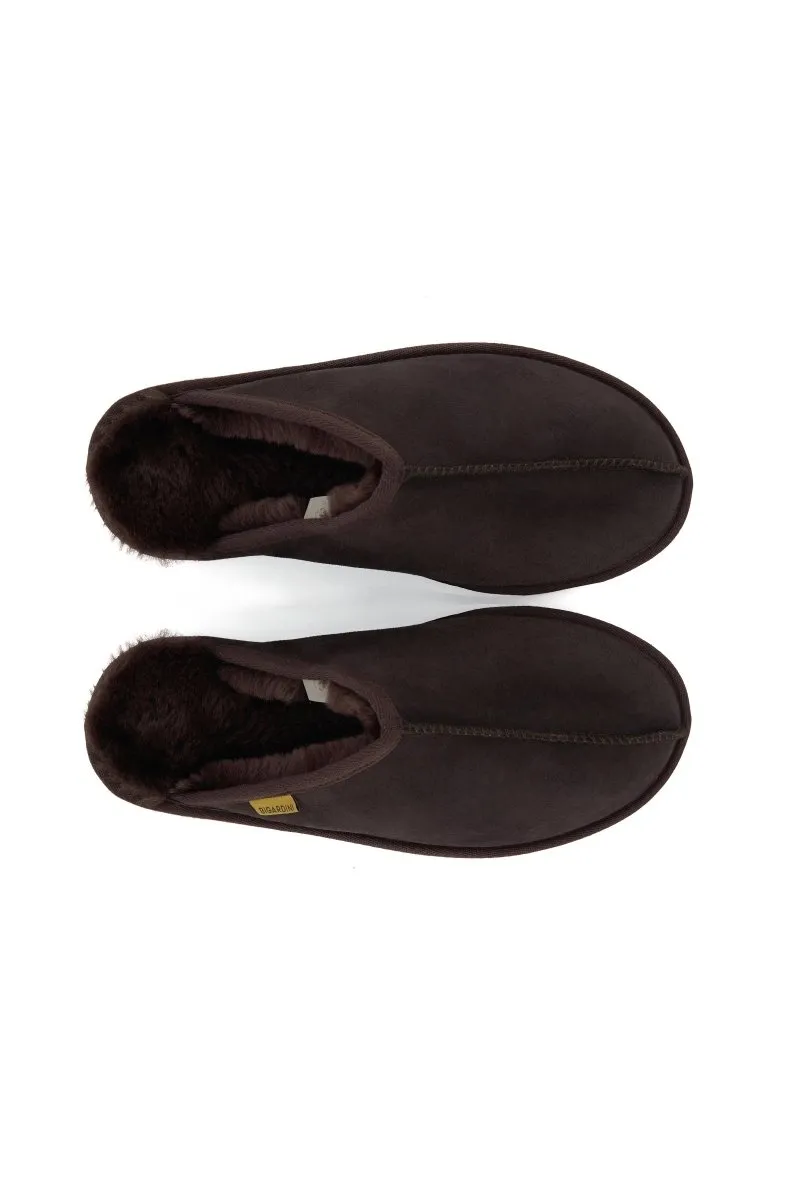 Corin Men’s Shearling Slippers - Brown