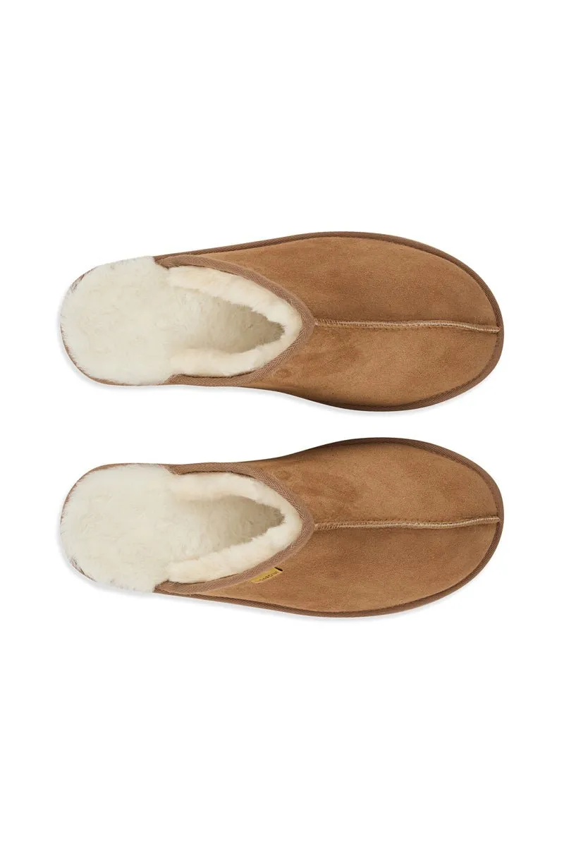 Corin Men’s Shearling Slippers - Camel