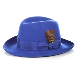 Ferrecci Premium Royal Blue Godfather Hat