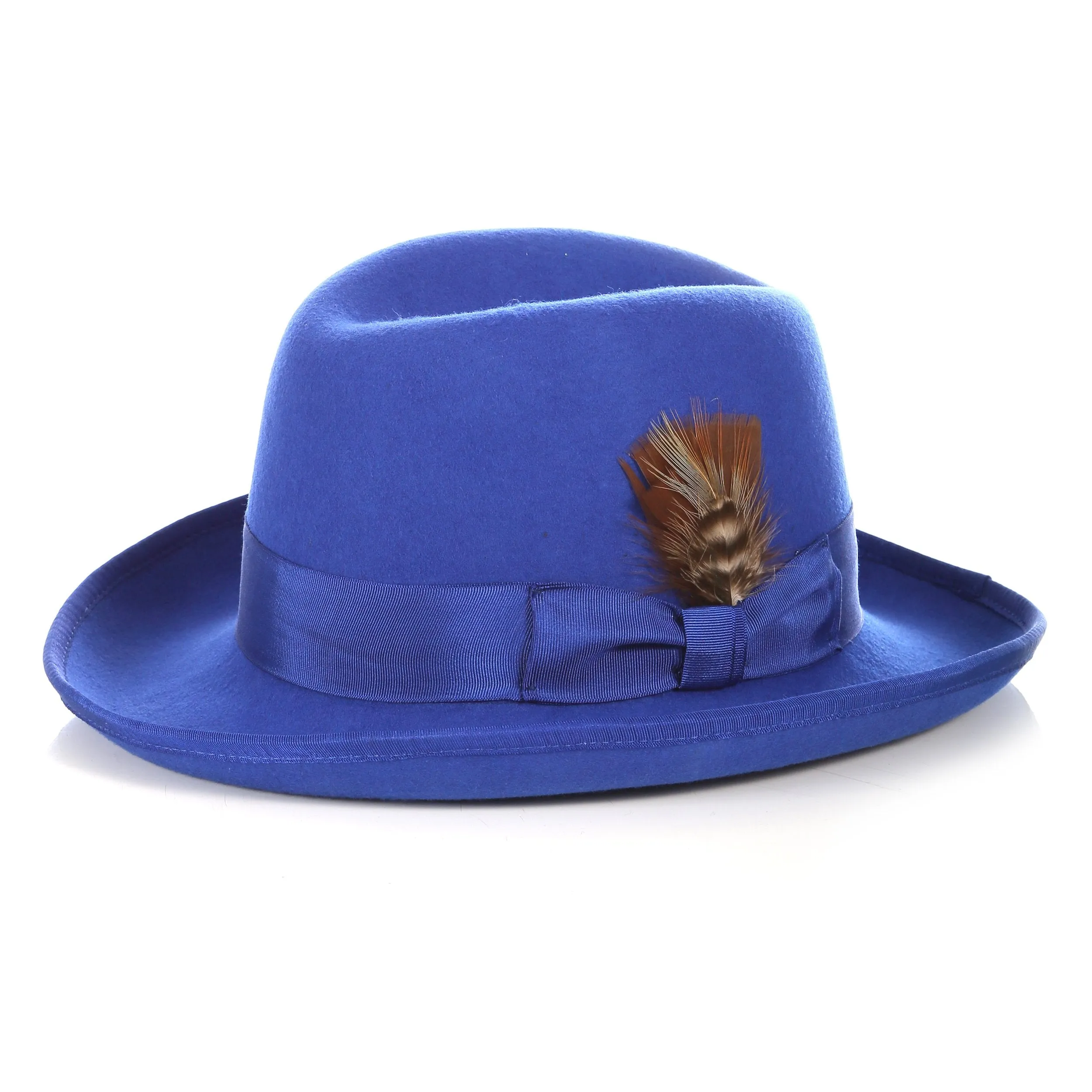 Ferrecci Premium Royal Blue Godfather Hat