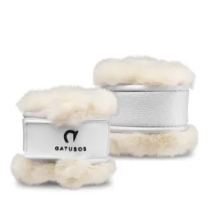 Gatusos Pastern Wrap Protection Deluxe Synthetic Shearling, White