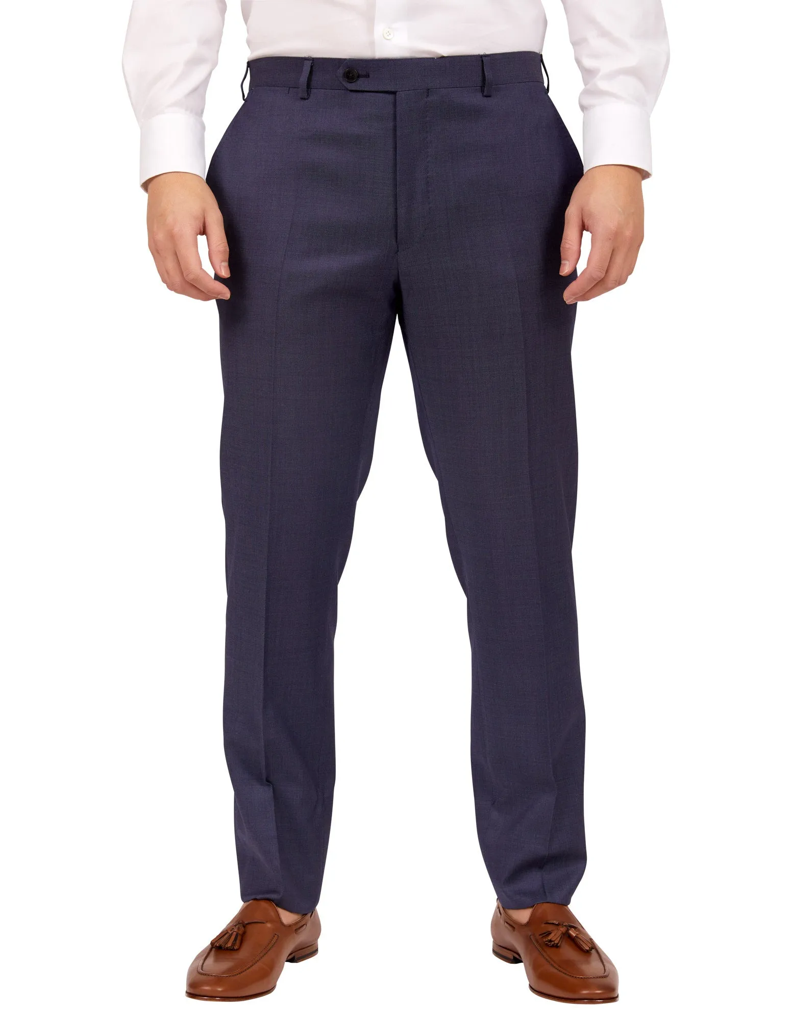 HENRY SARTORIAL Plain Trouser BLUE REG
