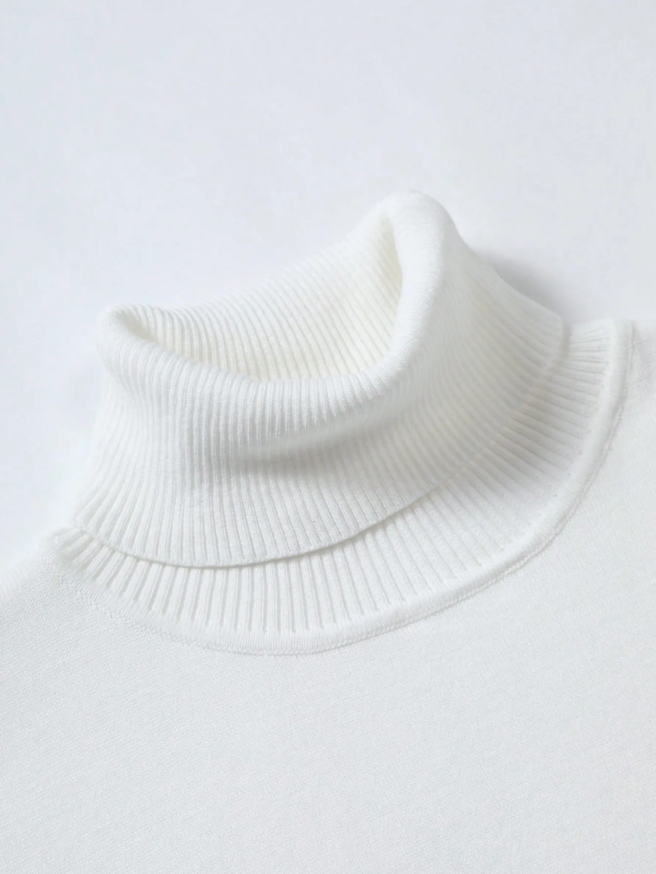 Homme Men Solid Turtleneck Sweater