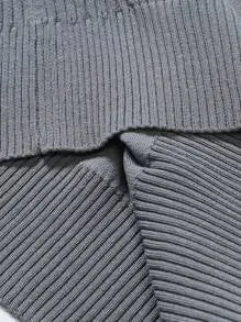 Homme Men Solid Turtleneck Sweater