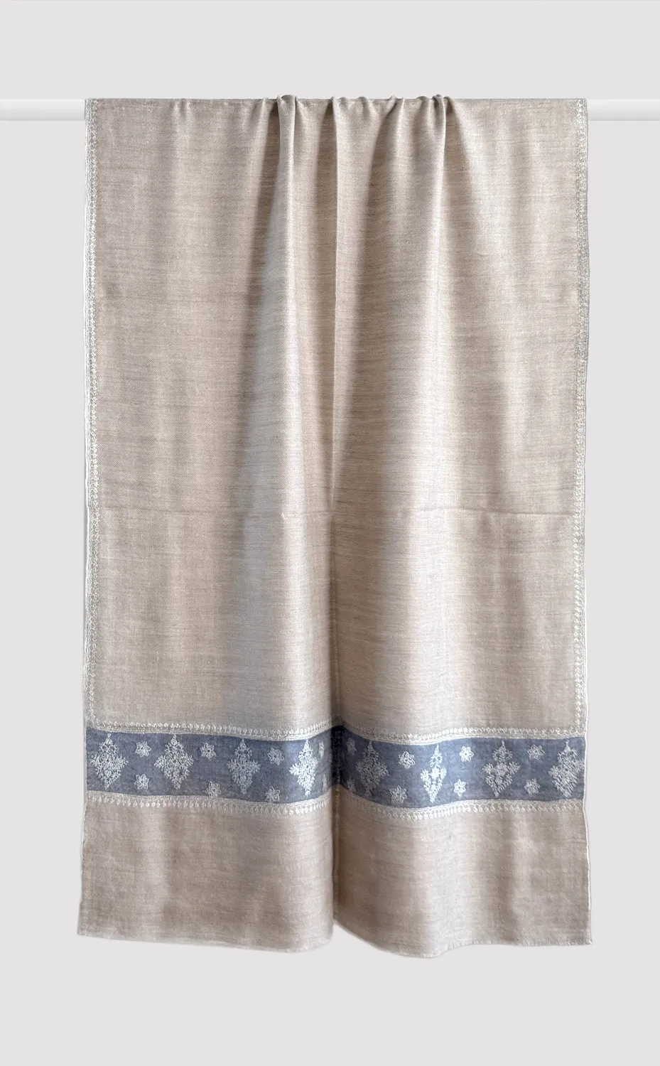 Ivory Nights Pashmina Embroidered Stole
