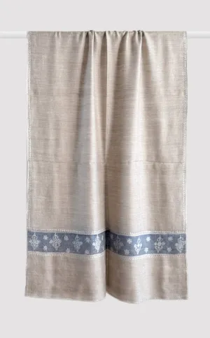Ivory Nights Pashmina Embroidered Stole