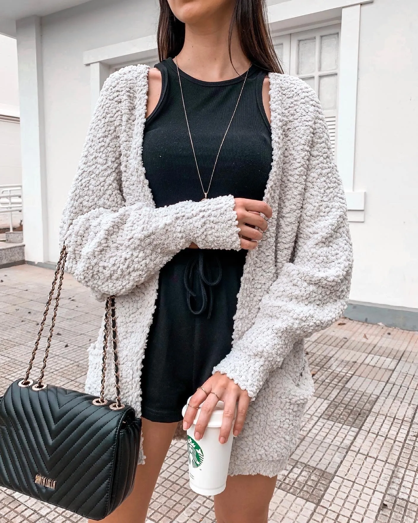 MEROKEETY Popcorn Batwing Sleeve Oversized Cardigan