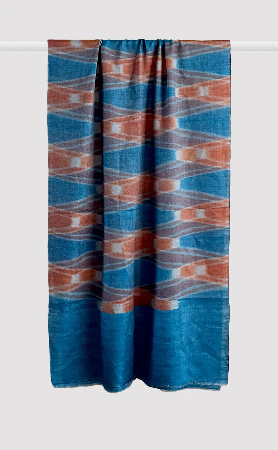 Pashmina Cerulean Ikat Stole