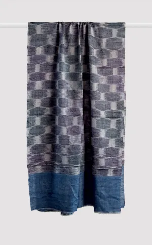 Pashmina Graphite Ikat Stole