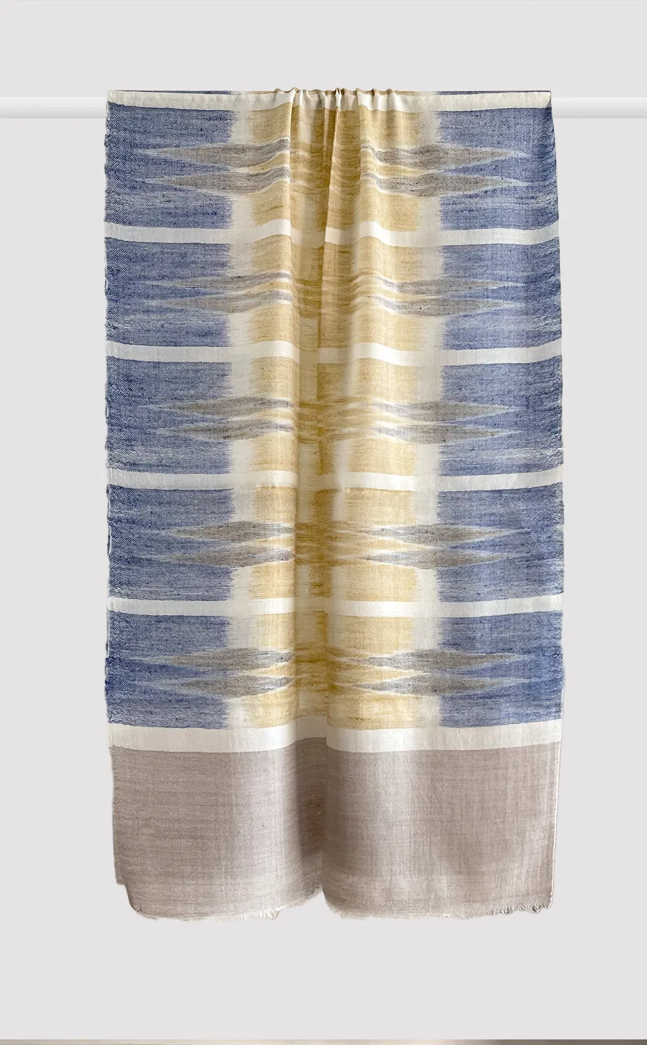 Pashmina Morning Sky Ikat Stole