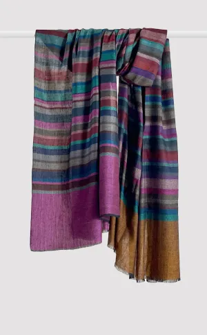 Pashmina Multicolor Lines Shawl