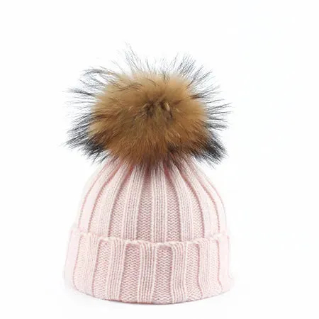 Pom-Pom Pals' Knit Beanies