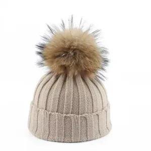 Pom-Pom Pals' Knit Beanies