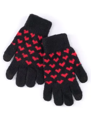 Shiraleah Valentina Touchscreen Gloves, Black