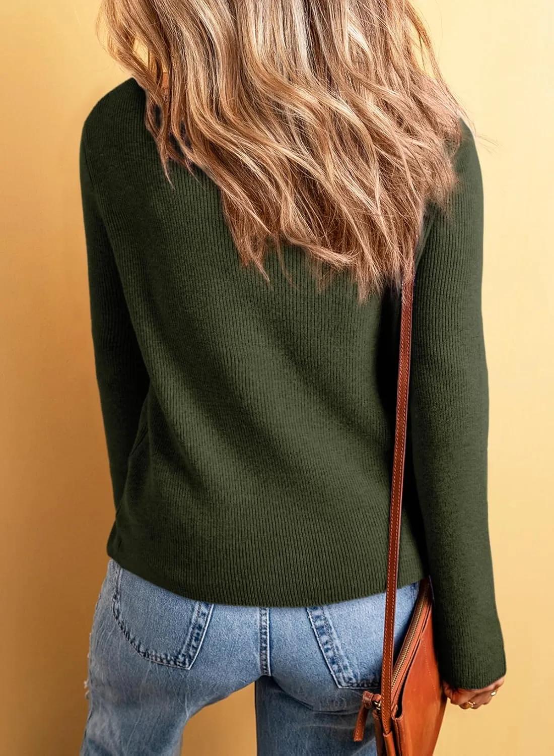 Sidefeel Womens Cardigan Sweaters V Neck Button Long Sleeve Knit Oversized Cardigans