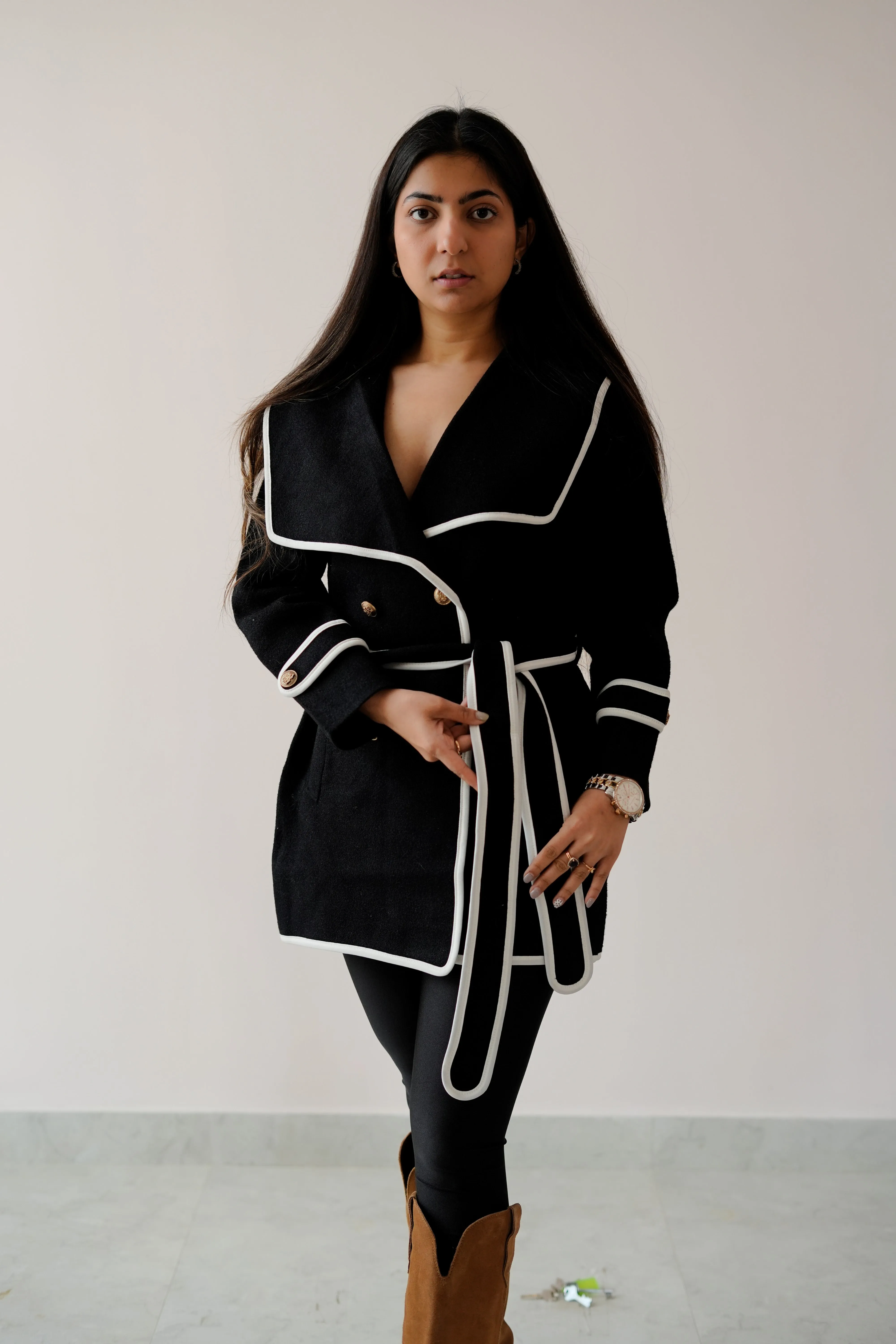 Solid soty blazer