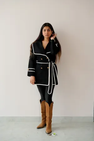 Solid soty blazer