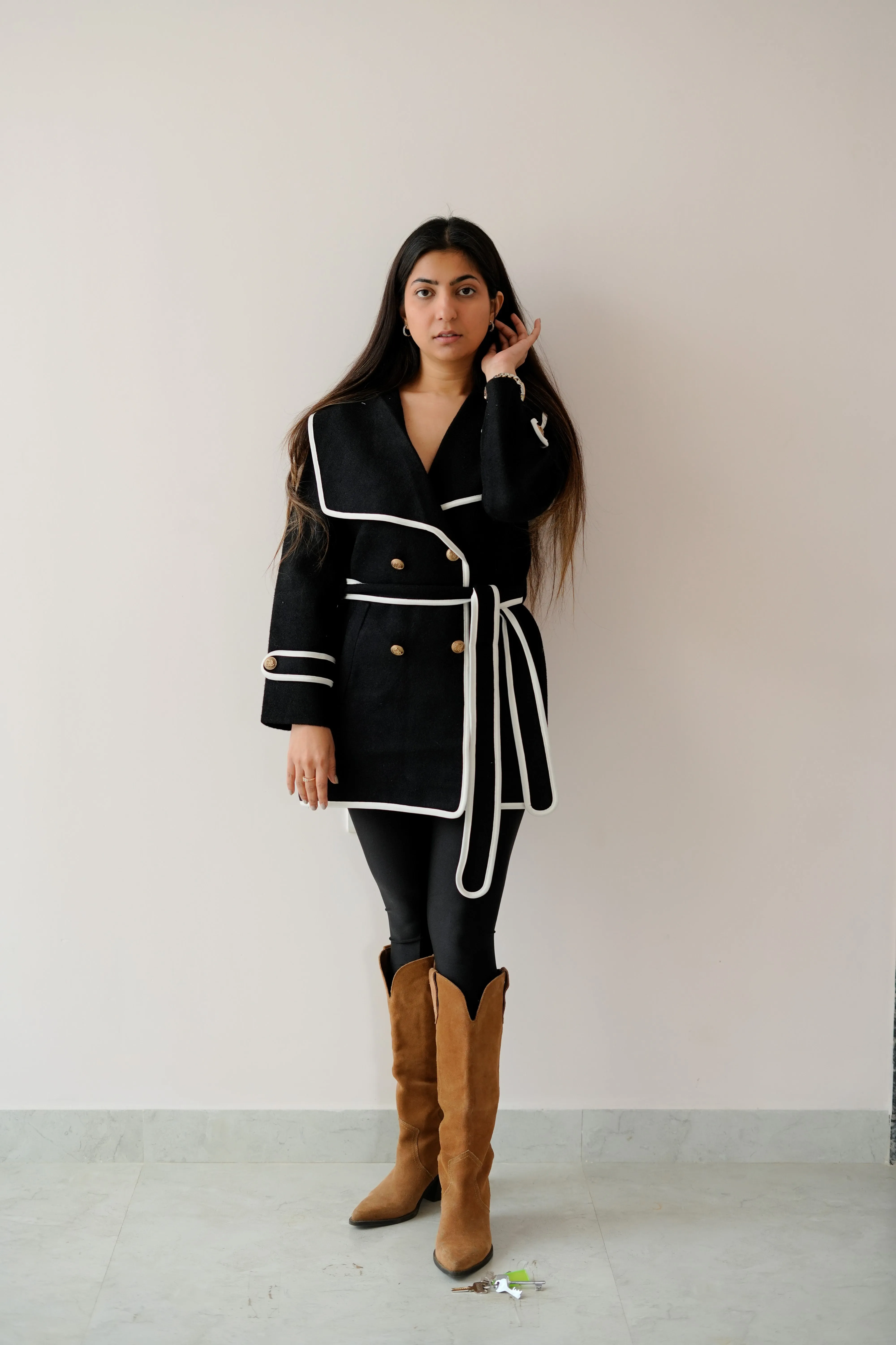 Solid soty blazer