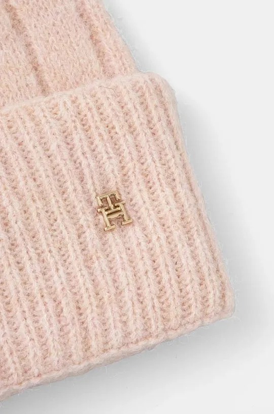 Tommy Hilfiger Womens Timeless Beanie Pink Bloom