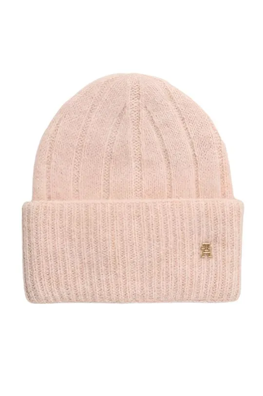 Tommy Hilfiger Womens Timeless Beanie Pink Bloom