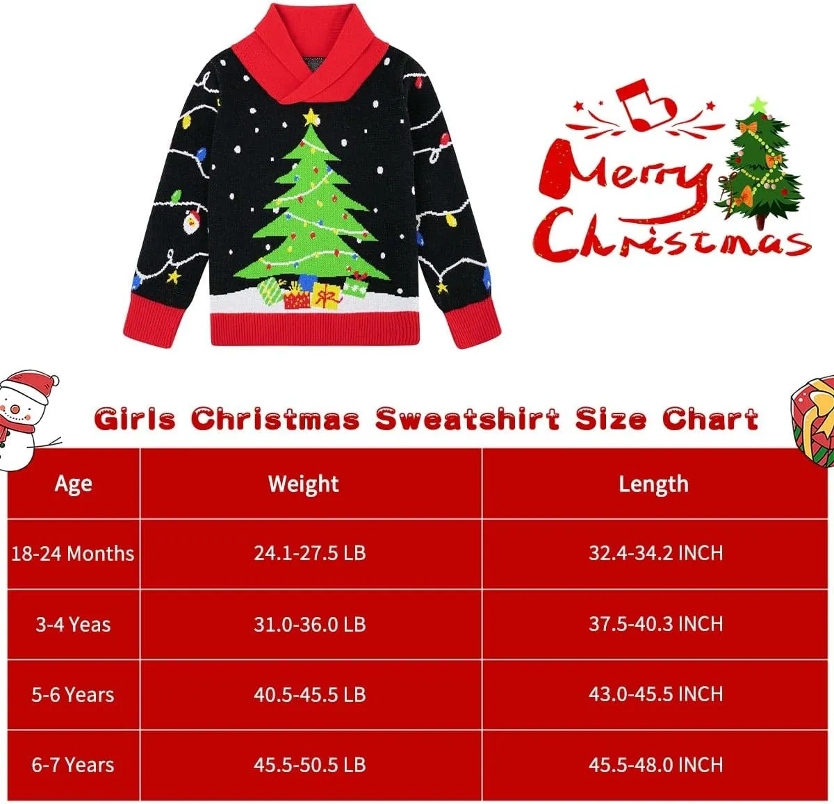 uideazone Boys Kids Ugly Christmas Sweater Novelty Toddler Knitting Xmas Lapel Pullover Jumper 18 Months-7 Years