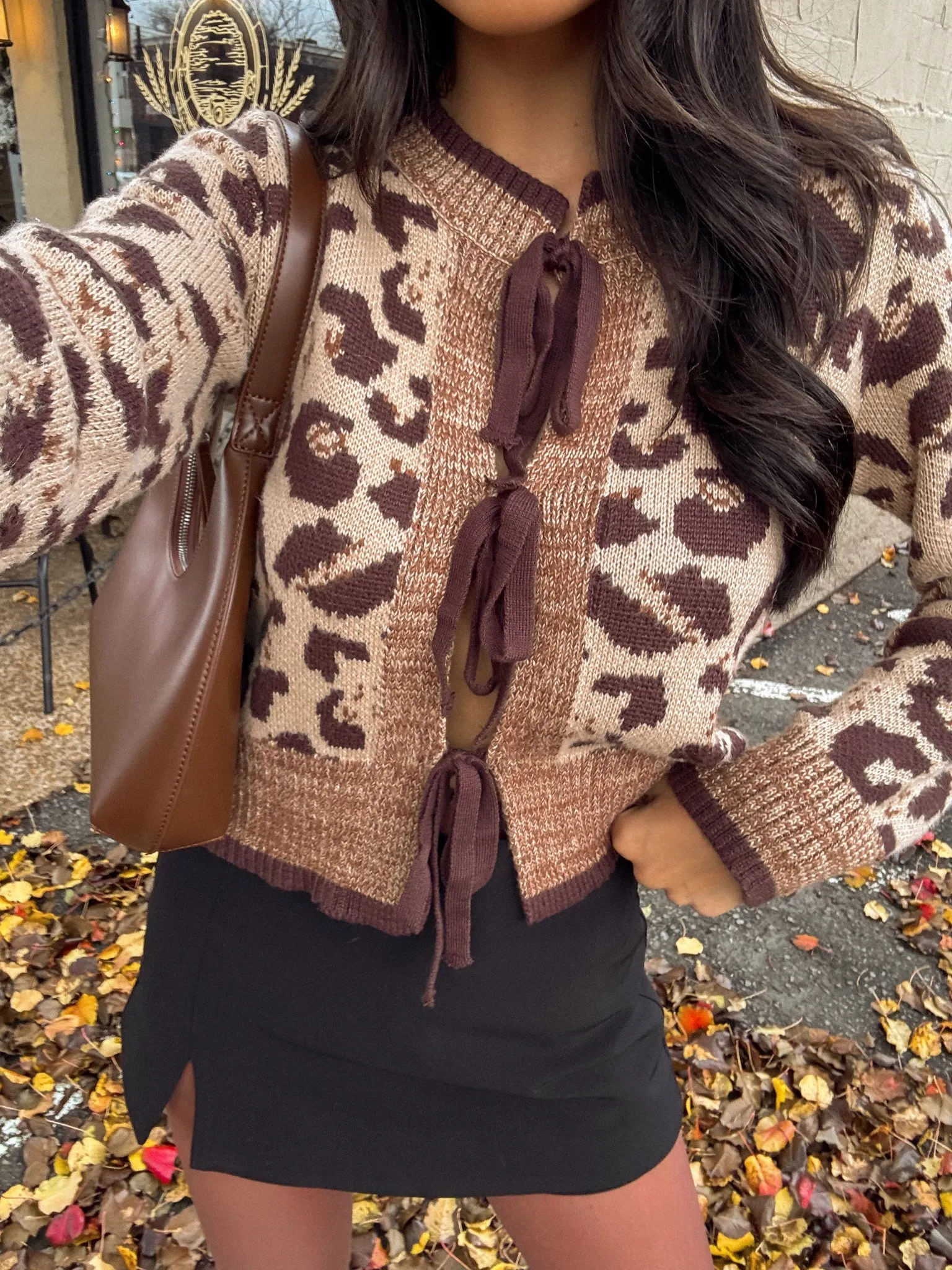 Wild Side Tie Front Sweater