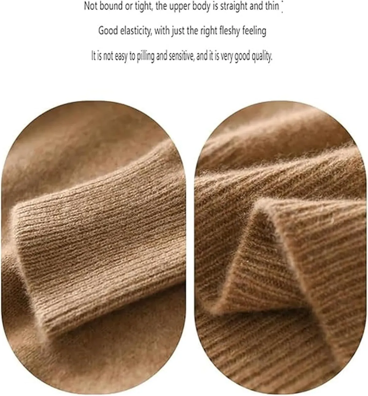 Womens Cashmere with Pullovers,Winter Casual Knitting Hoodie Fashion Sweater,Fall Drawstring Thick Sweater