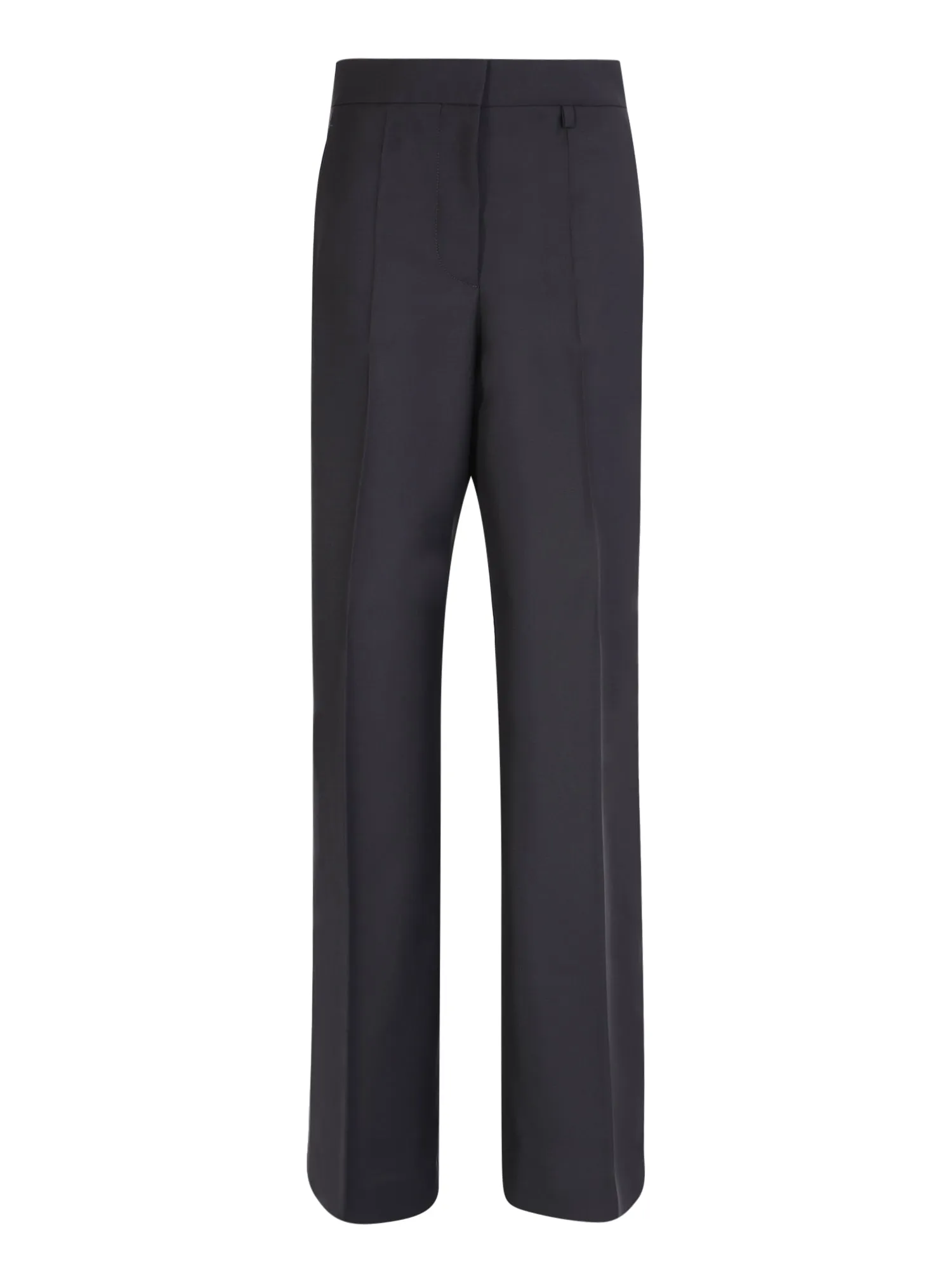 Wool blend trousers